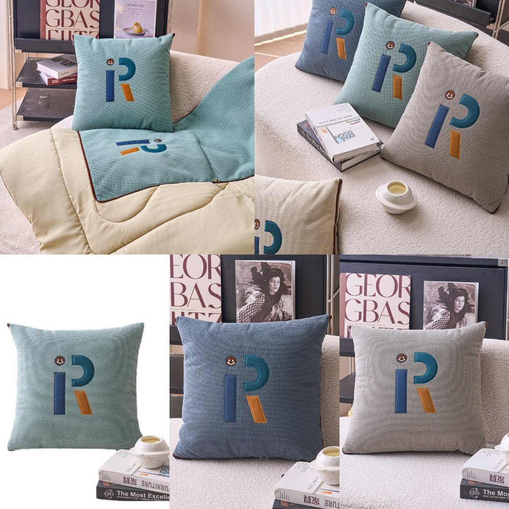 简约风抱枕被车载靠垫被午休简约