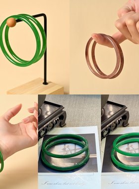 玻璃/琉璃玻璃叮当手镯复手镯