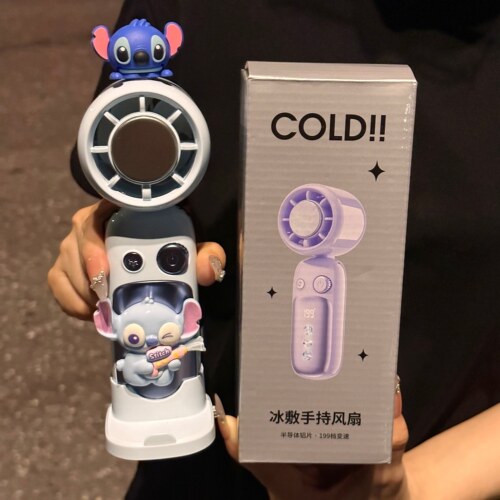手持小风扇制冷充电挂脖电风扇