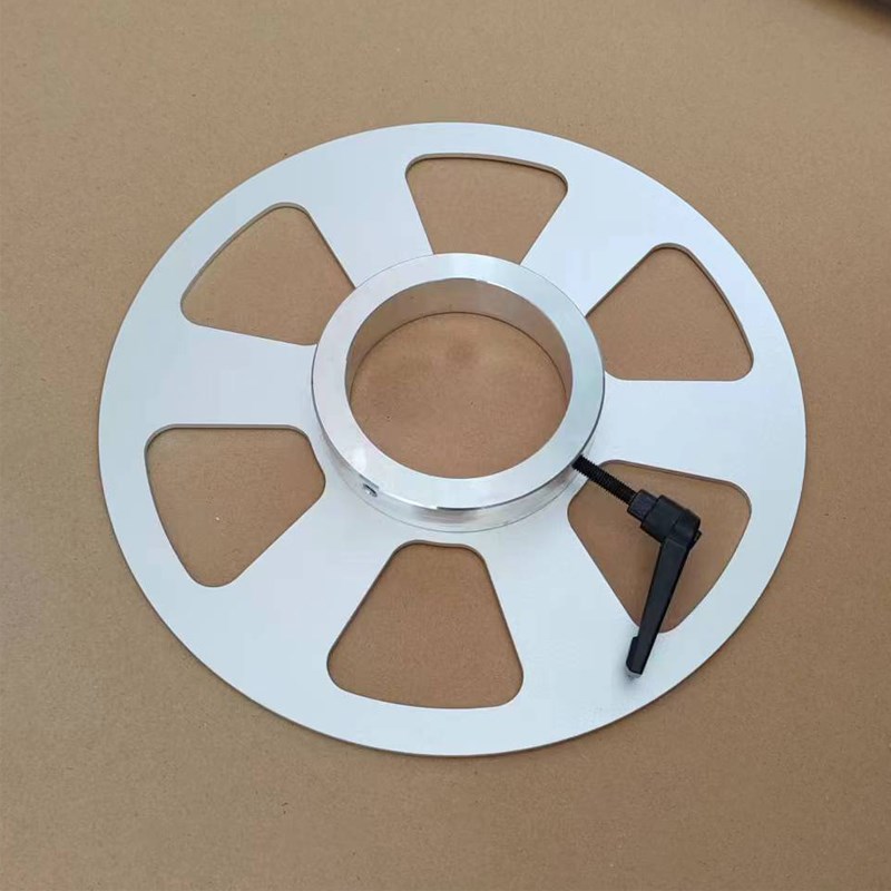 气胀轴铝挡圈标签固定盘s载带挡板手涨轴锁头夹紧圆盘铝合金挡料