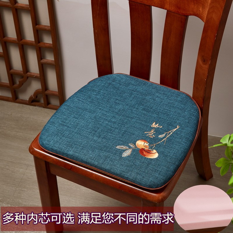 中式红木椅子f坐垫茶桌椅垫子实木沙发垫圈椅太师椅凳子垫座垫定