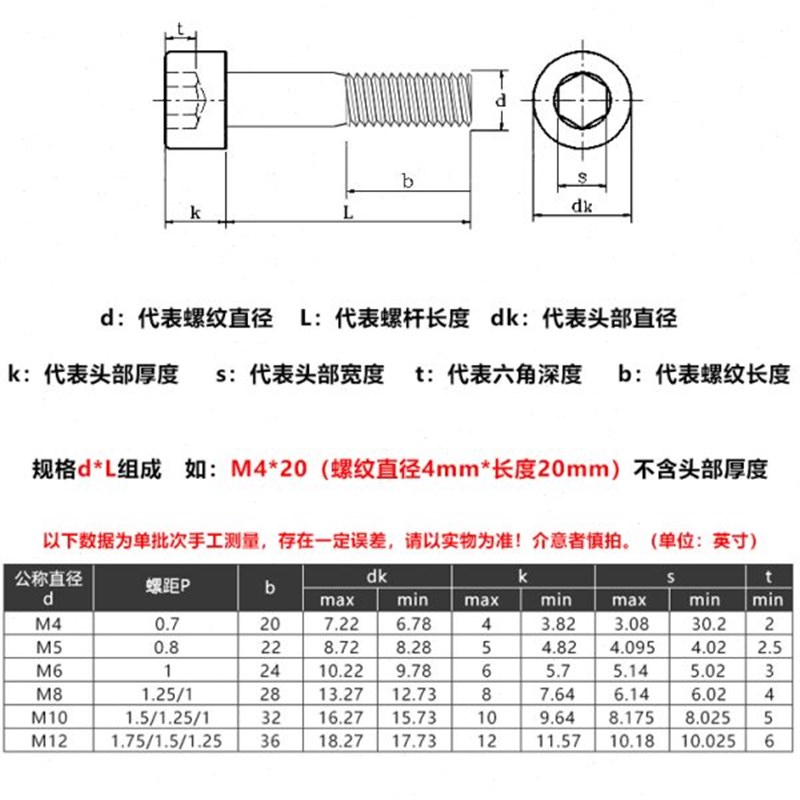 12.9级黑圆柱头内六角螺栓杯头螺丝加长x M16*420x450x460x480x50
