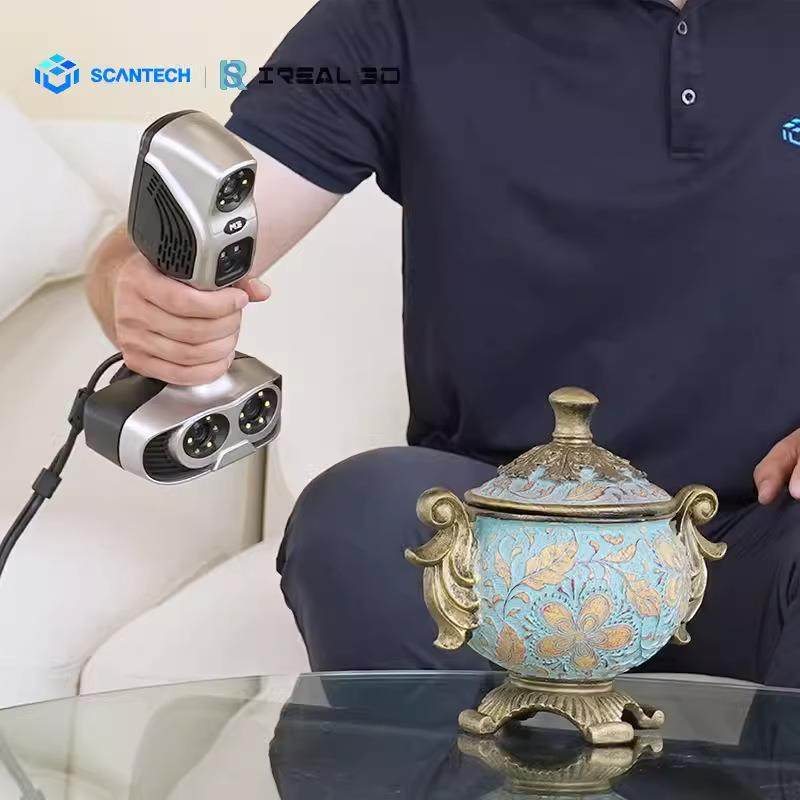iRealM3彩色三维扫描仪红外双激光智能拼接工艺品人像3D扫描仪