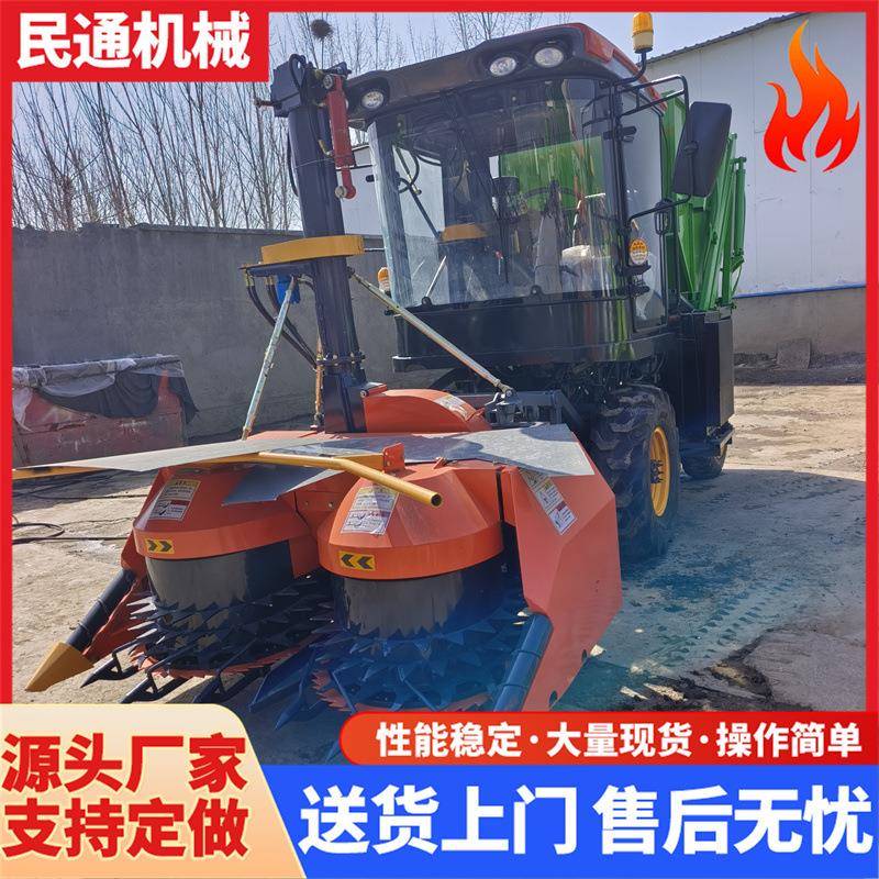 双方向盘青储机全自动秸秆粉碎青储机农用轮式青储机厂家