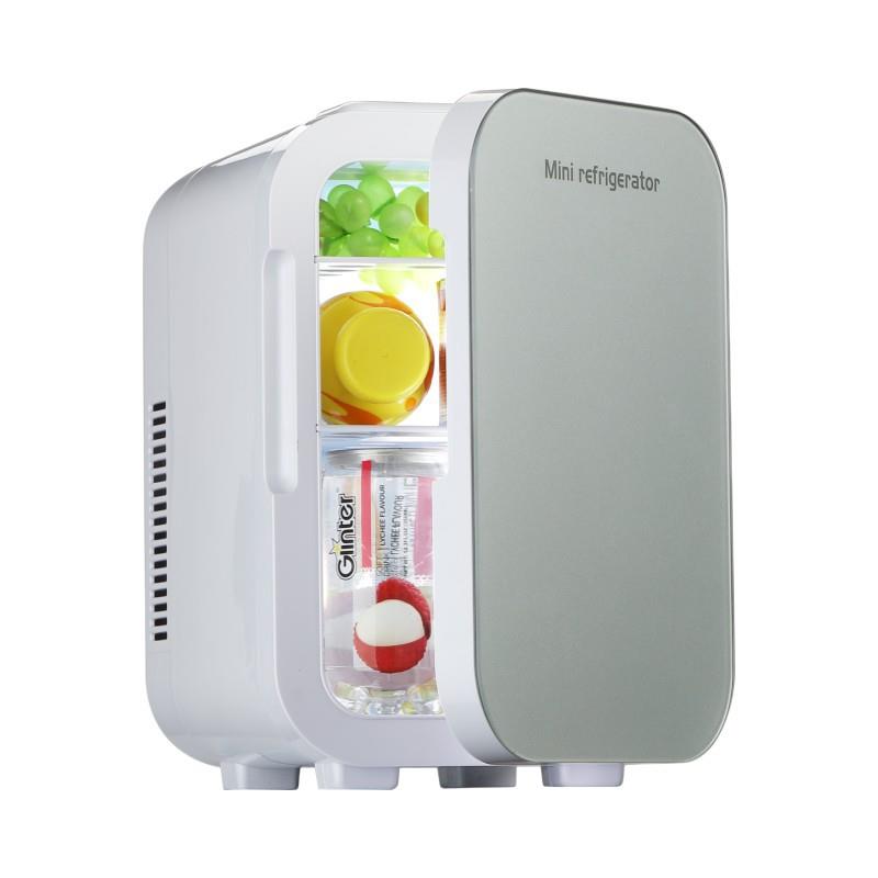 小额跨境欧美8升车家冷暖两用化妆品冷藏便携式车载冰箱