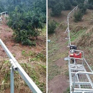 多功能火便携式 农用小小型单山地 爬坡 运输车果园搬运轨牵引车