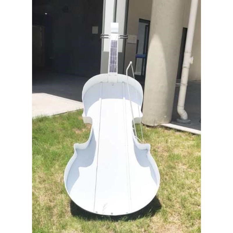 户外大提b琴摆件庭院装饰园林景观创意花架草坪造景金属艺术品雕