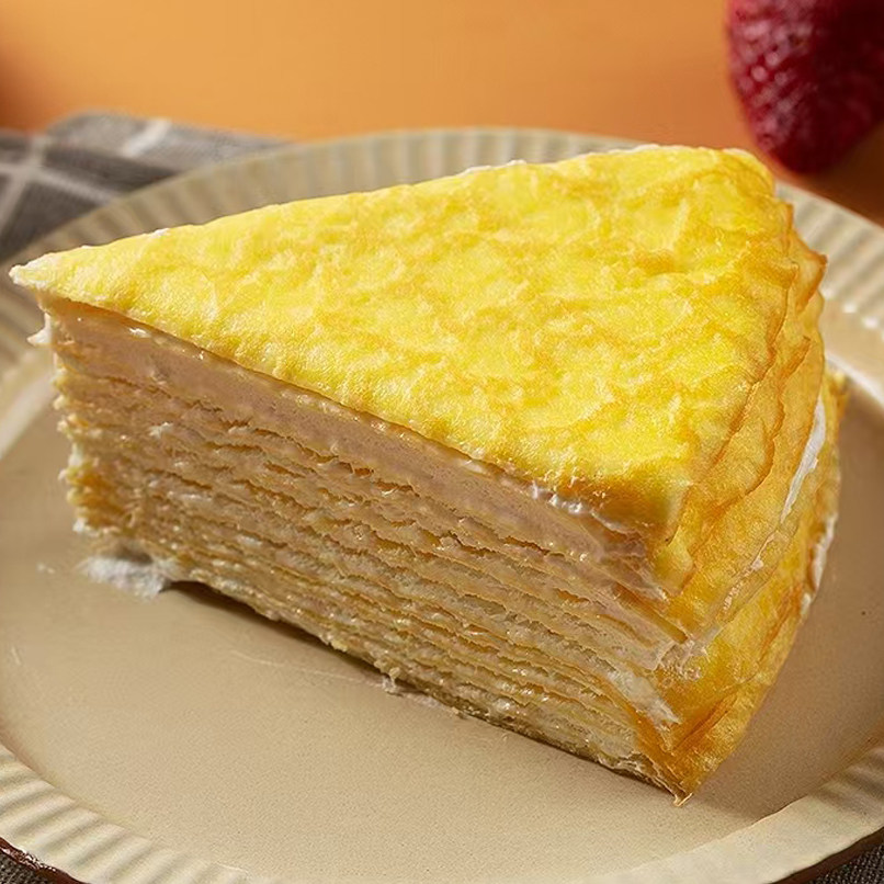 免煎烤商用幸福千层蛋糕皮西饼冷冻半成品烘焙巧克力抹茶蛋皮材料