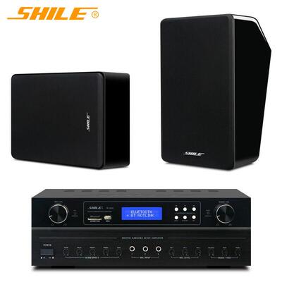 狮乐(SHILE)OK-555C+BG-8专业小型会议室音响组合店铺背景音乐