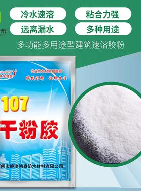 107多功能建筑速溶胶粉丙涤纶布专用粉胶801901抹灰砂浆胶粉