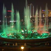 大型音乐喷泉音乐喷泉制作泳池喷泉网红不锈钢波光跳泉