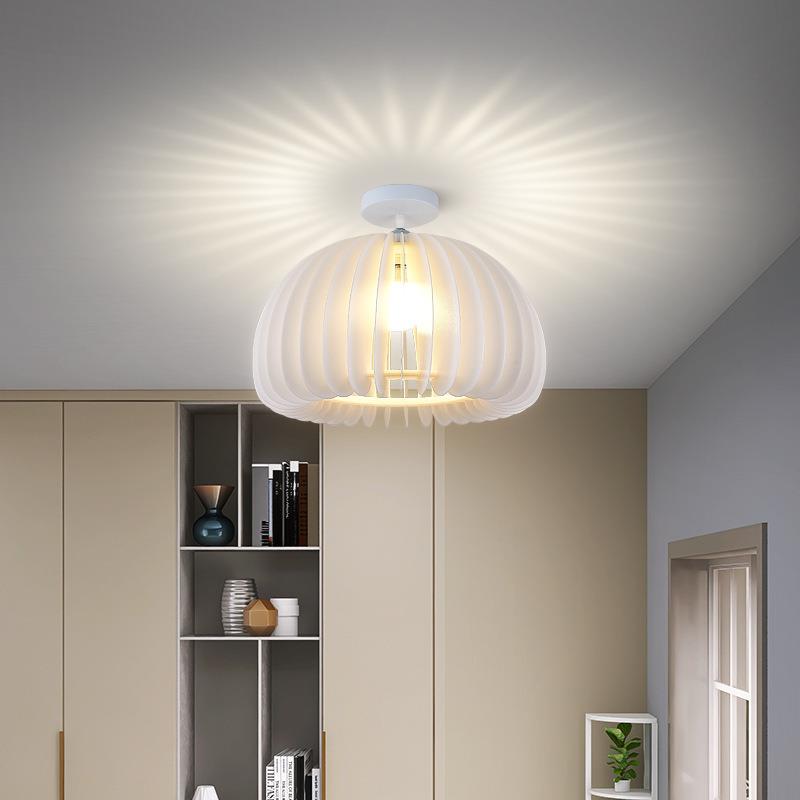 阳台灯中山灯具2023年现代简约入户过道灯网红创意南瓜走廊吸顶灯