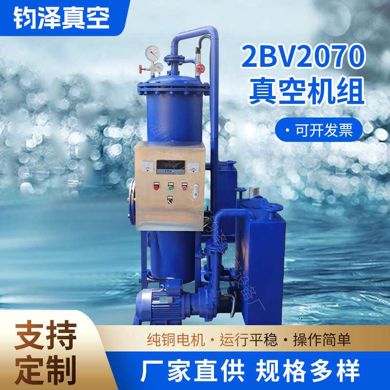 2BV2070真空机组 铸铁不锈钢工业用高真空水循环抽空气压缩机