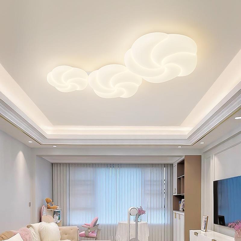 客厅吸顶灯卧室餐厅吊灯现代简约奶油风2024年新款家用LED吸顶灯