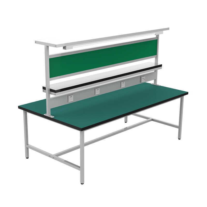 灯操作台装配厂台带检验防静电工作台桌子包装生产双面车间流水线