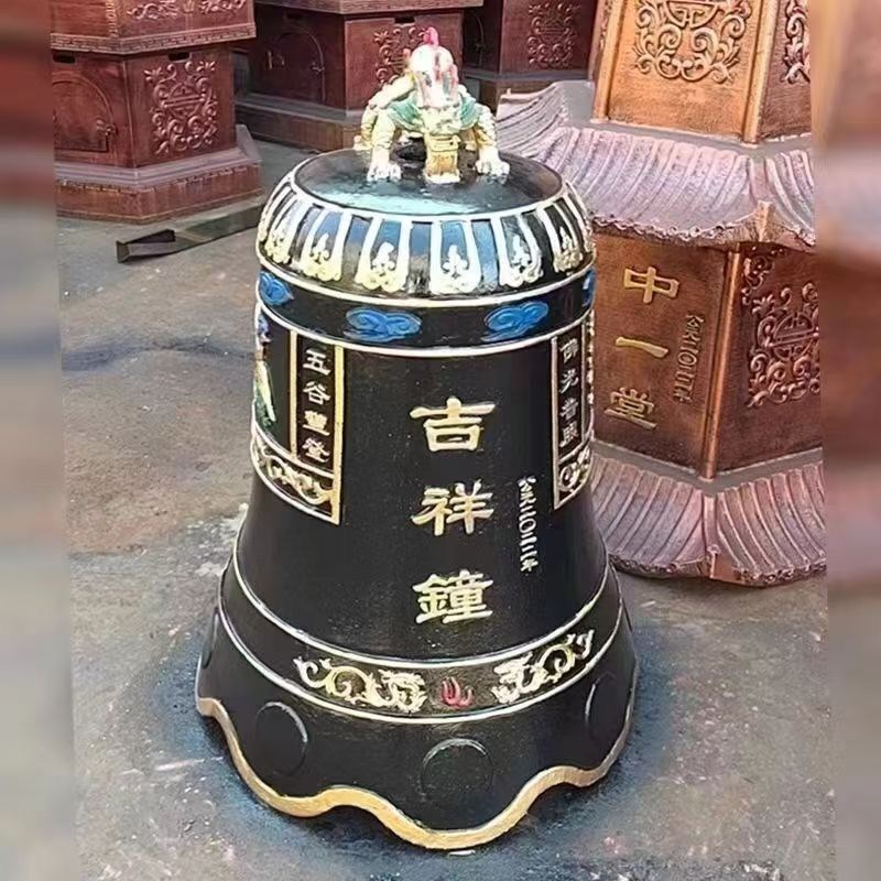 寺庙大钟纯铜大号铜钟铁钟铸铁道观景区N定制警钟长鸣吉祥钟