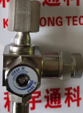 威卡SF6密度继电器三通阀GLTC M20X1.5