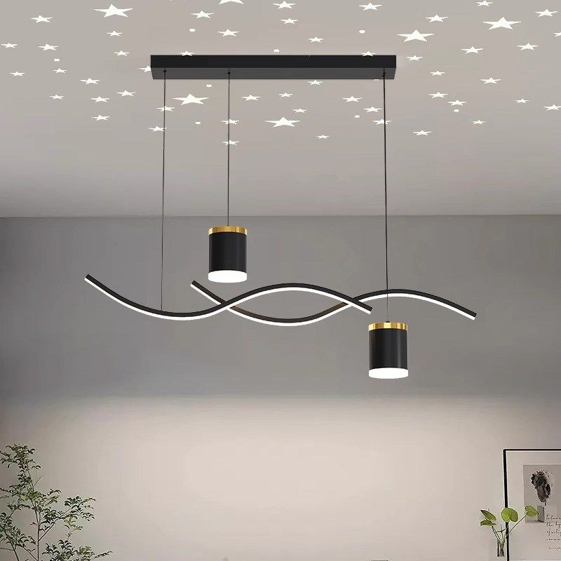 LED餐厅吊灯美式轻奢灯饰现代简约饭厅餐桌吧台北欧极简创意灯具,家装灯饰光源,餐厅吊灯,淘宝优惠券,粉丝福利购,淘宝优惠卷