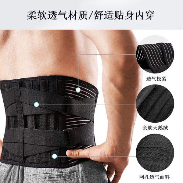 运动健身腰带双重加压背部护腰带运动弹力腰带钢板背部支撑护腰带,运动/瑜伽/健身/球迷用品,运动护腰,淘宝优惠券,粉丝福利购,淘宝优惠卷