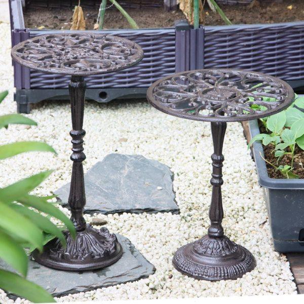 复古铸铁花架落地花盆托架底座阳台花园客厅铁艺高脚花凳抬高架子,家居饰品,落地摆件,淘宝优惠券,粉丝福利购,淘宝优惠卷
