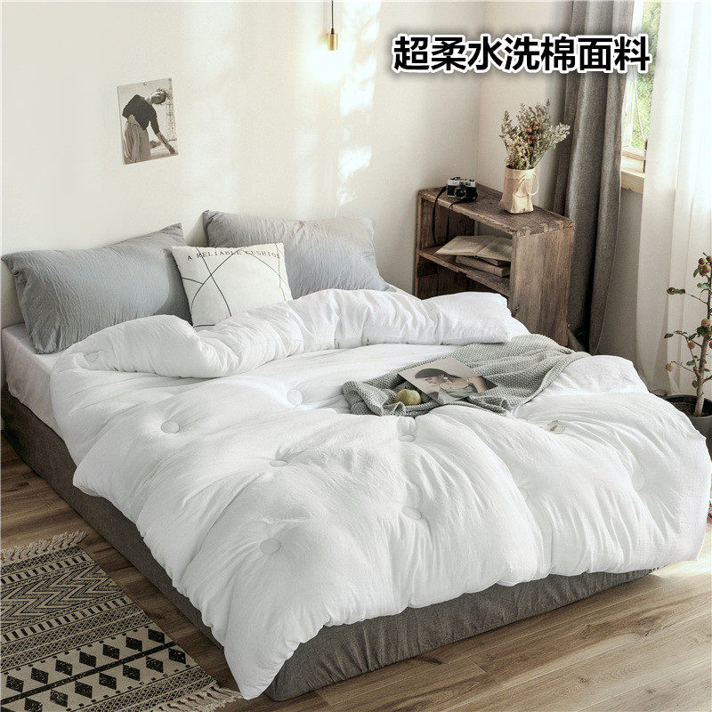 被子春秋被褥加厚冬被保暖被芯单人双人冬季太空被1.5m1.8米2米