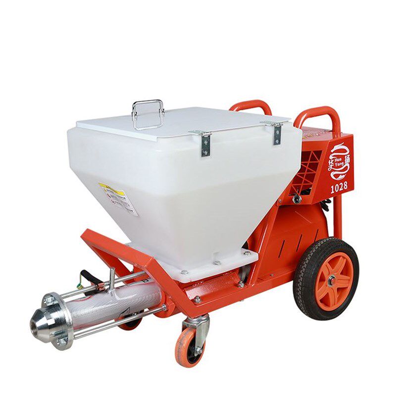 大功率厚型防e火喷涂设备吊篮款真石漆防水喷涂机抗裂抹面砂浆喷