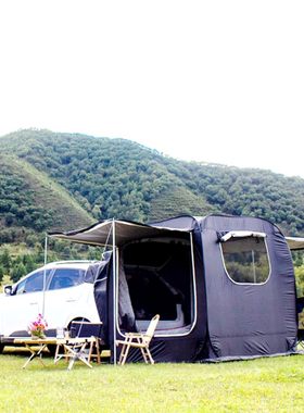 车尾延伸后备箱自驾游载天幕遮阳棚自动免搭弹展速开淋浴洗澡帐篷
