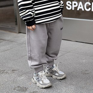 男孩运动裤 新款 洋气小童长裤 帅气卫裤 米修叻男童裤 秋款 子2024春装