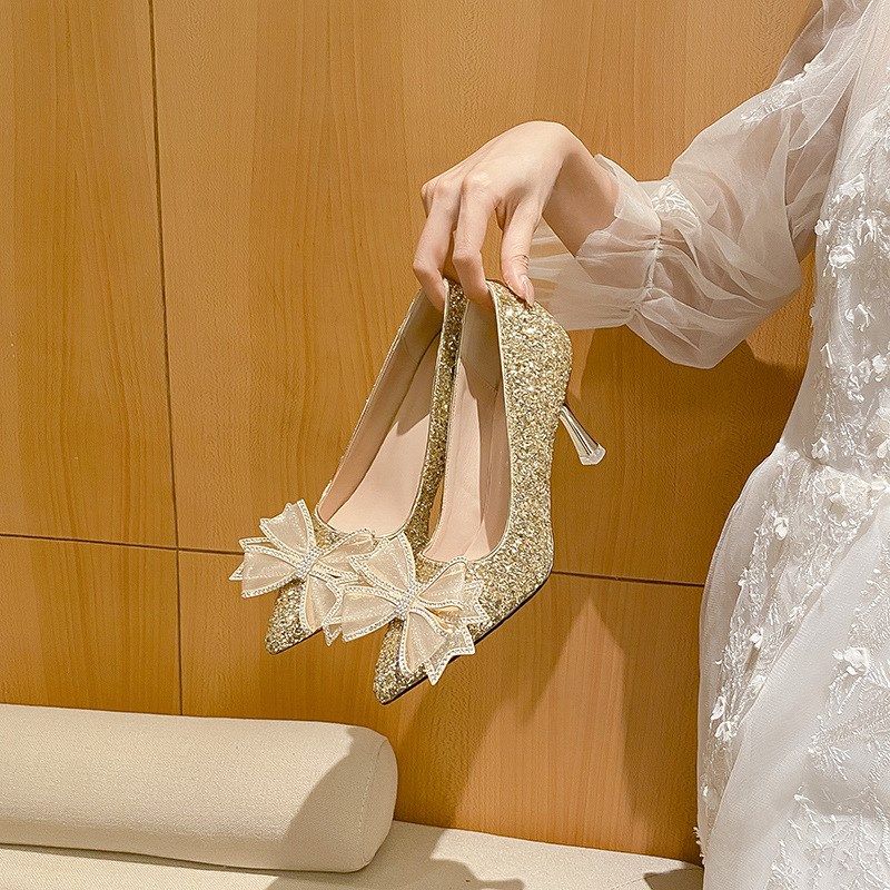 316-A91金色高跟鞋女小码31 32 33伴娘婚鞋新娘鞋大码41一43加肥,女鞋,其他拖鞋,淘宝优惠券,粉丝福利购,淘宝优惠卷