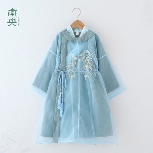 国风汉服男童古风春秋季男孩圆领袍儿童唐装明宋制长袍中秋节服装