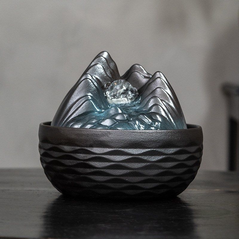 流水摆件循环风水球现代轻奢招财陶瓷喷泉水景办公室桌面装饰摆设,家居饰品,流水摆件,淘宝优惠券,粉丝福利购,淘宝优惠卷