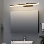 浴室北欧简约镜柜灯伸缩旋转卫生间现代线条前灯灯镜化妆镜子壁灯