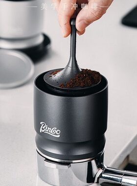 器58mmin杯o器手粉香磨豆机粉铝合金接粉落杯接闻B意式咖啡冲oc