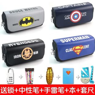 笔袋男多功能文具盒生文具袋创意密码锁大容量中学生笔袋小学生