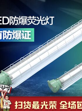 应急车间灯照明灯仓库三防灯荧光灯隔爆防爆防爆防爆日光灯ledT8