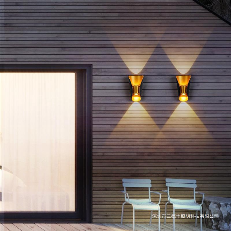 壁灯户外防水双头壁灯阳台超亮过道D楼梯简约别墅庭院门口室外墙