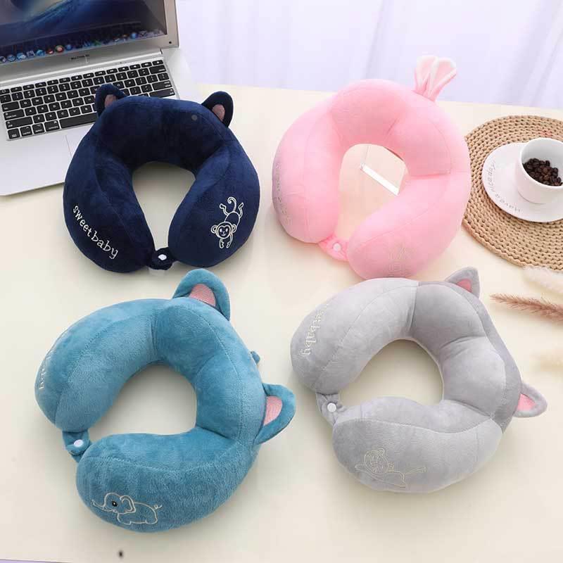 u型枕脖枕颈枕u形靠枕旅行办公室睡觉颈N椎飞机枕头护脖子定制