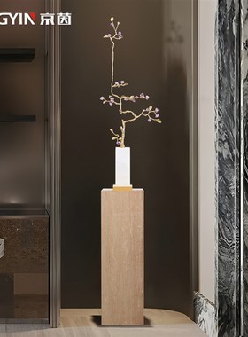 入户玄关壁龛细i高艺术现代装饰品客厅电视柜旁紫水晶乔迁新居摆