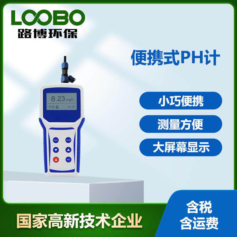 便携式pH检测仪精度pH酸度分析仪手持式医院污水pH浓度计