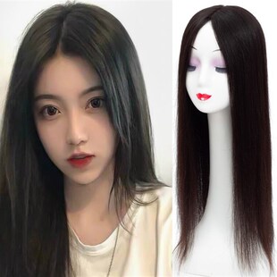 递针假发片头顶补发女真发增发量隐形无痕遮盖头发稀少盖白发长发