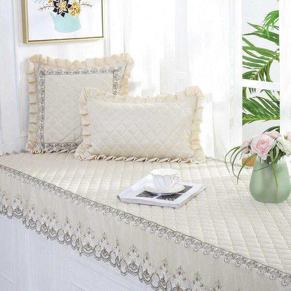 飘窗垫子窗台垫定做可机洗卧室榻榻米坐垫四季欧式2023新款阳台垫