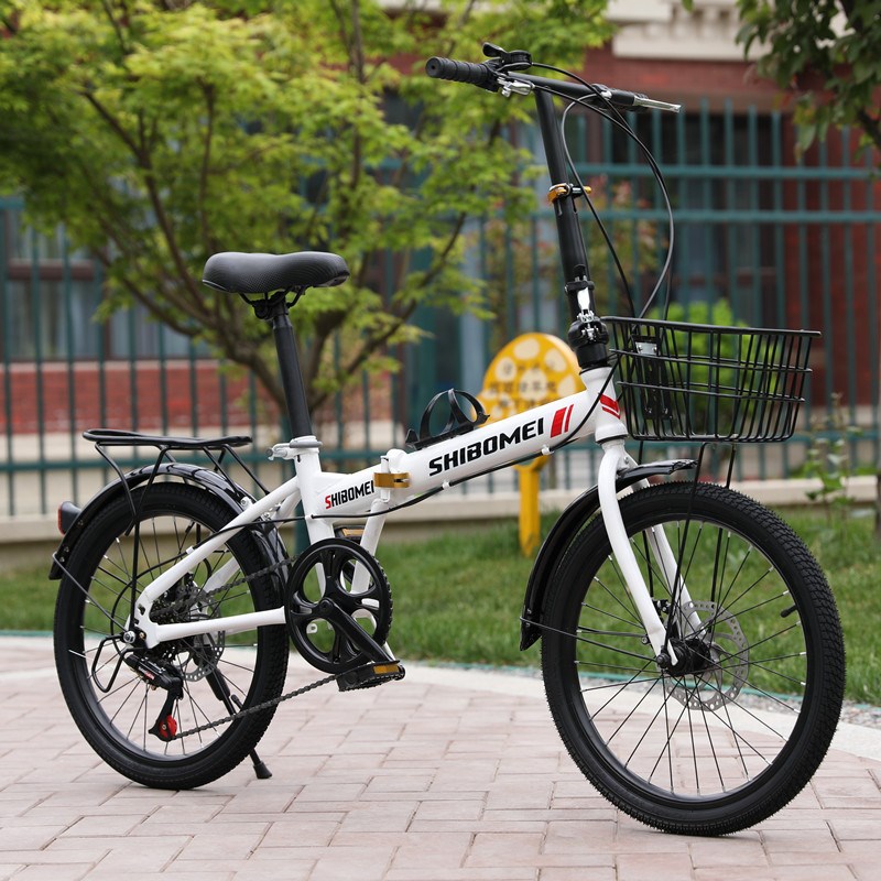 迷你折叠自行f车小款12寸免安装女士超轻L便携上班成年人单车脚踏