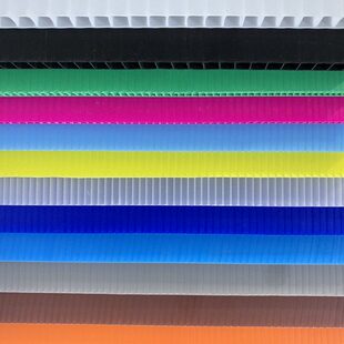 PP中空板黑色防静电隔板塑料垫板万通板平板瓦楞胶板替代纸板木板