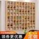 定做实木格子架墙上置物架壁挂收纳柜茶壶展示架小饰品创意格子铺
