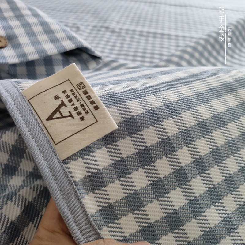 加厚提花老粗布凉席 全棉床单三件套夏天用空调席可水洗1.X5m1.8