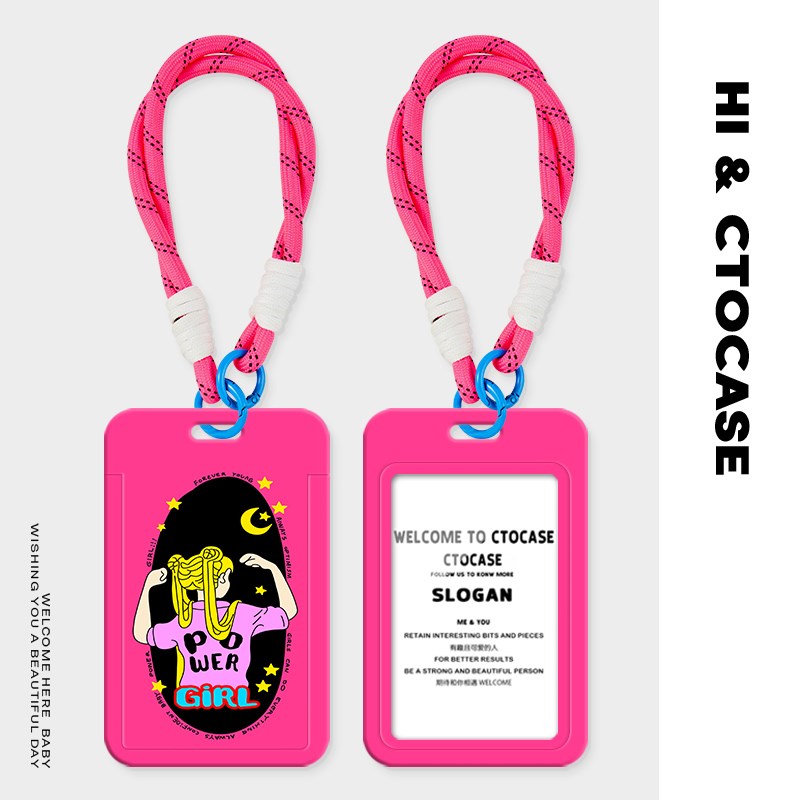 原创【美少女壮士】保护卡套保护卡F身份证驾驶证白卡壳电梯卡防