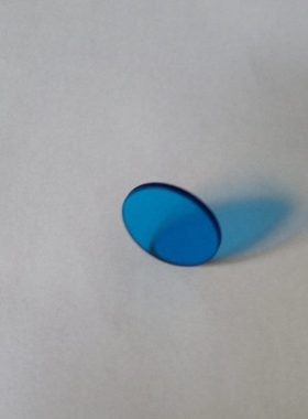 光学玻璃 青蓝色玻璃 QB12 460nm 350-700nm通过 20.5*2mm