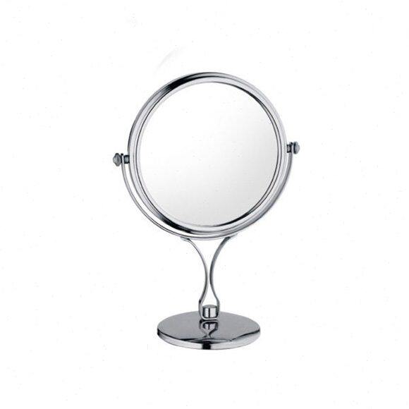 欧式不锈钢台式镜6寸8英寸台式化妆镜子公主镜梳妆镜放大双面