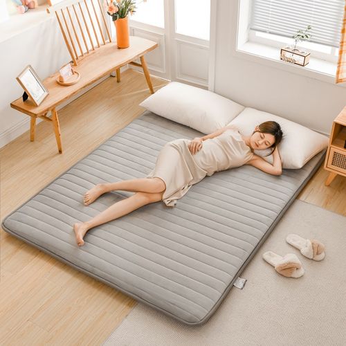 冬季保暖榻榻米床垫加绒加厚学生宿舍床褥子家用可折叠打地铺睡垫