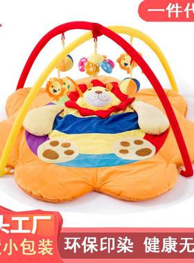 宝宝音乐爬爬垫棉绒布婴儿游戏毯健身垫架益智玩具Babypad